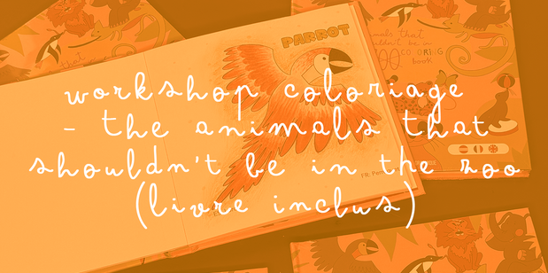 Atelier livre de coloriage pour enfants