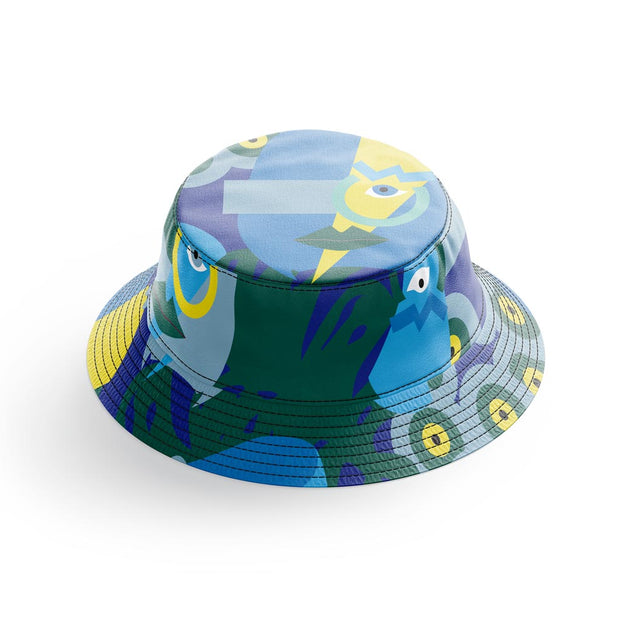 Bob graphique coloré face B réversible