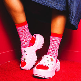 Chaussettes originales Toulouse La Brique | Les Touloussettes