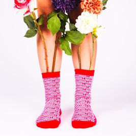 Chaussettes originales Toulouse La Brique | Les Touloussettes