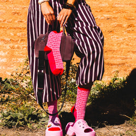 Chaussettes originales Toulouse La Brique | Les Touloussettes