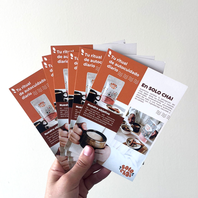 Flyer Design Marque de Tea