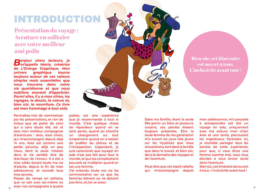 Sentier de montagne avec vue panoramique
