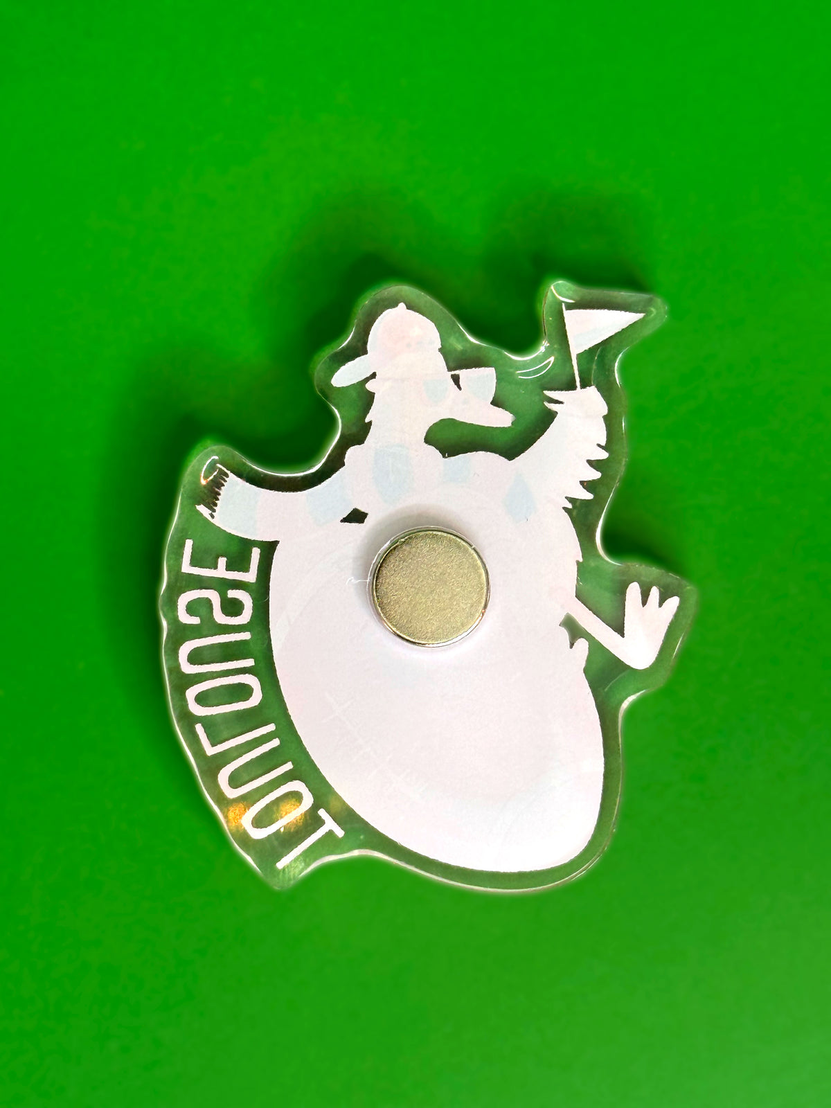 Magnet souvenir de Toulouse pour réfrigérateur