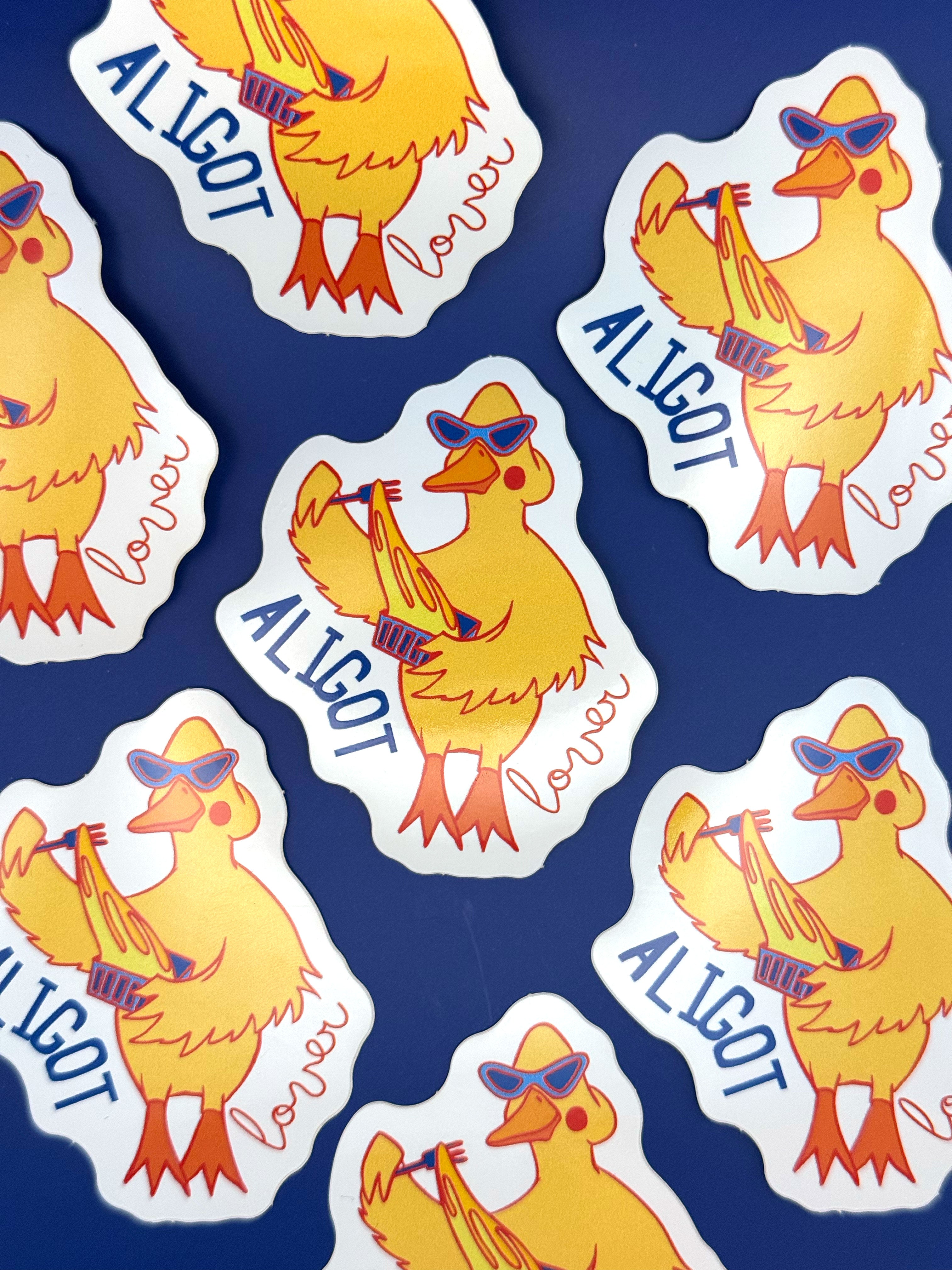 Sticker canard aligot humour Sud-Ouest