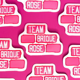 Sticker Team Brique Rose inspiré de la Ville Rose de Toulouse
