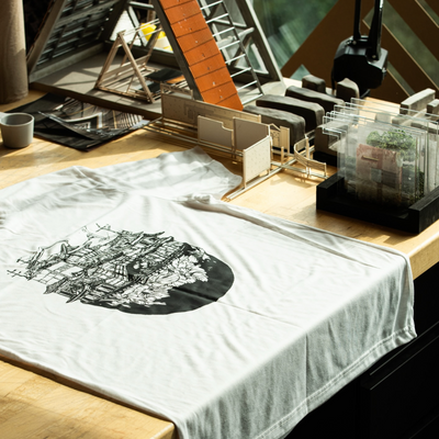 Design de flocage sur T-shirt